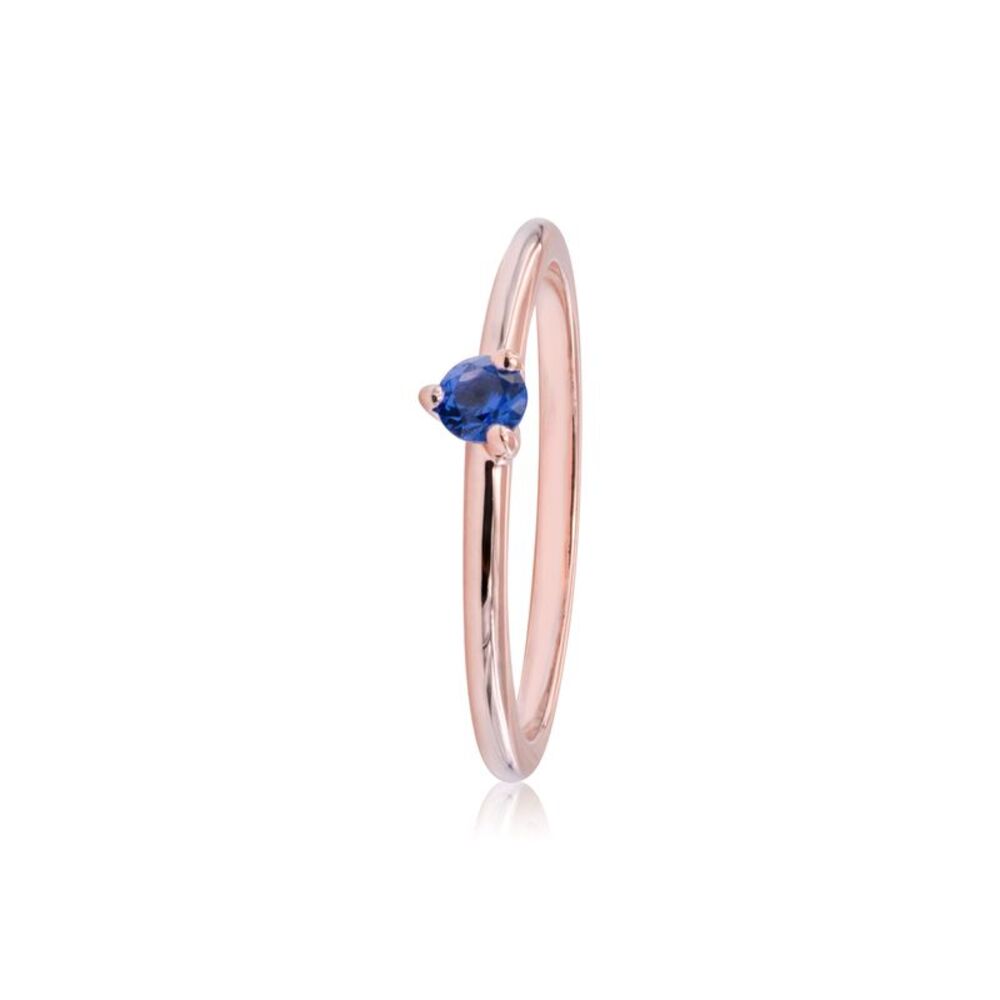 Pandora Rose Stellar Blue Solitaire Ring